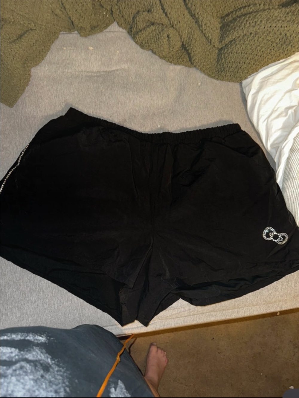 Hello Kitty Black Bling Shorts plus size 4X